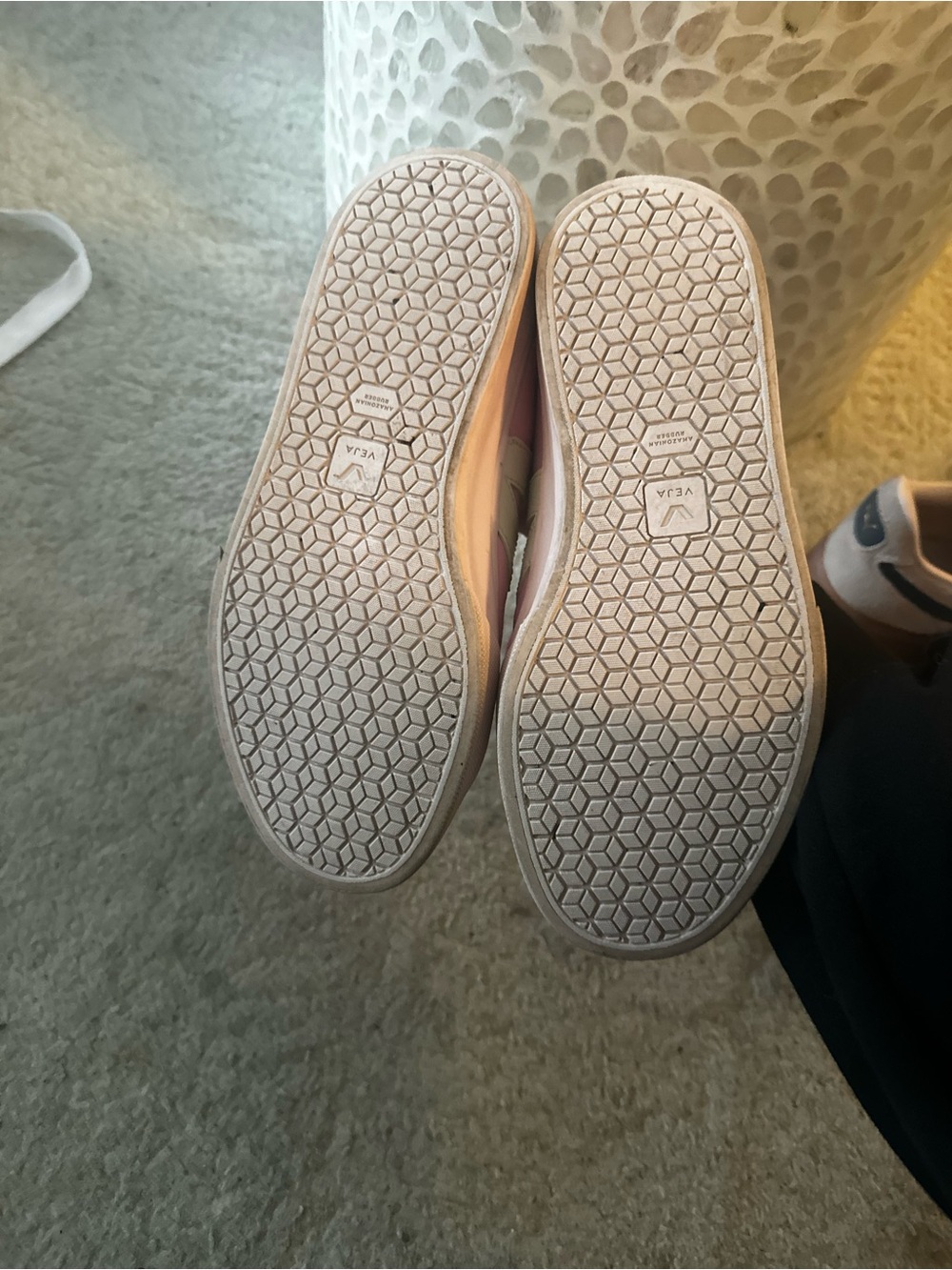 Veja Campo Leather Guimauve//Pierre//Petal Sneakers - Picture 4 of 5